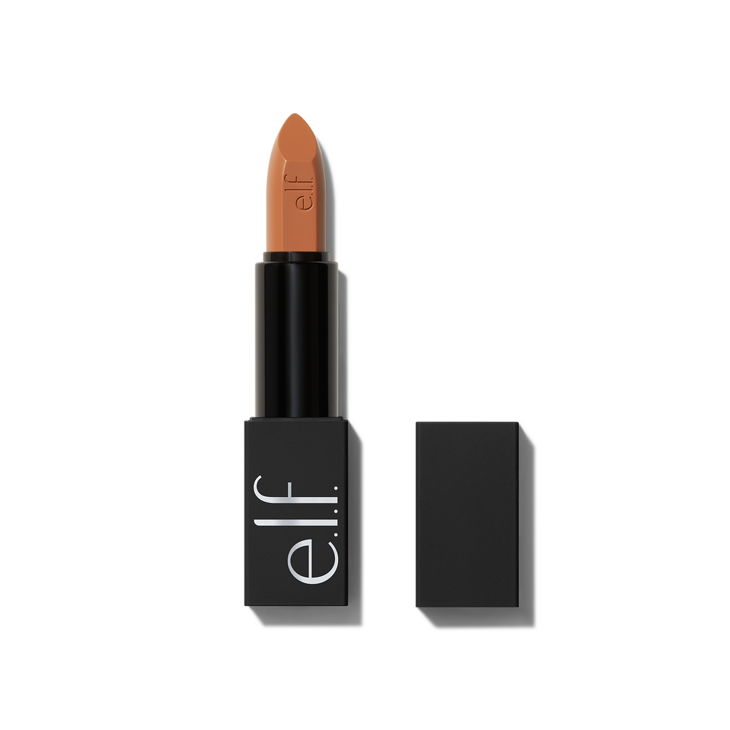 O FACE Satin Golden Brown Lipstick - Hustle